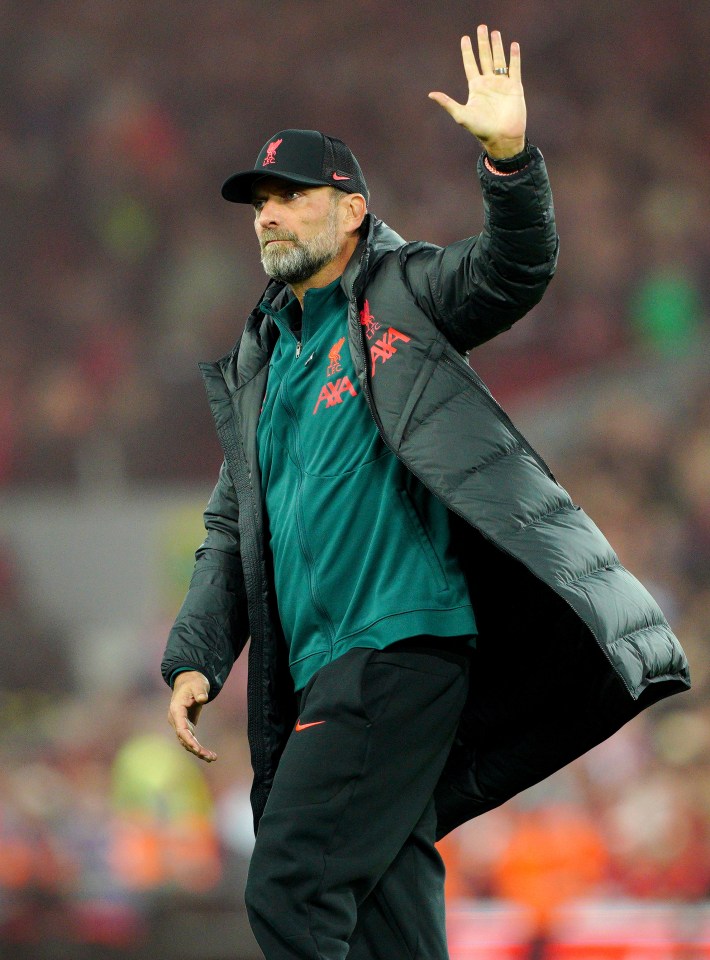 Jurgen Klopp will wave goodbye to Liverpool at the end of the season