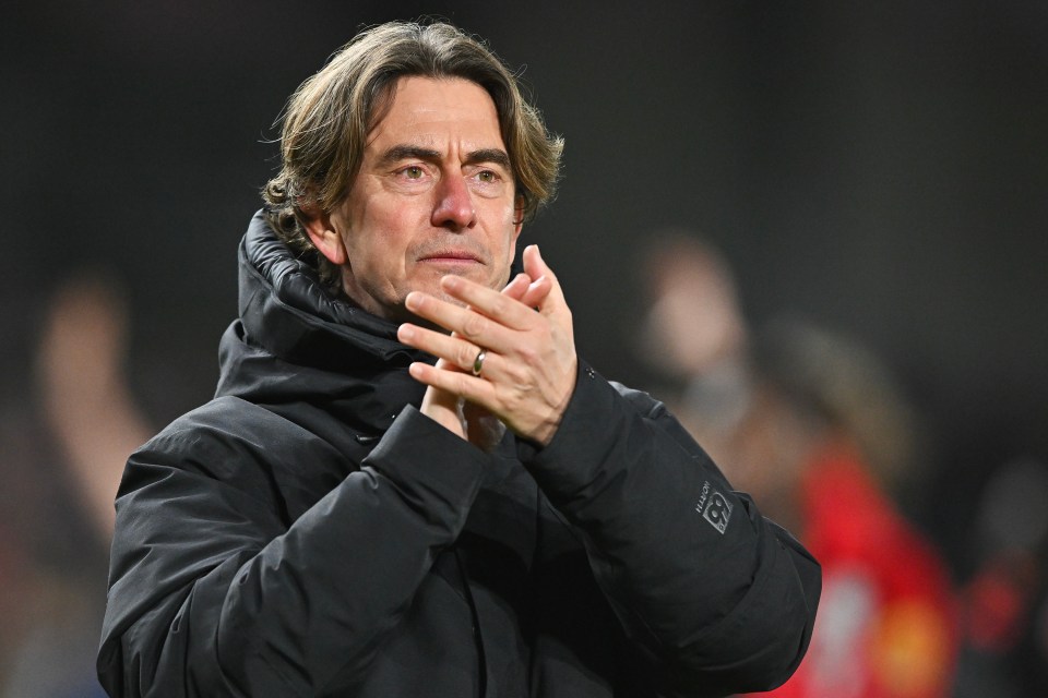 Brentford's Thomas Frank also reportedly has admirers at Anfield