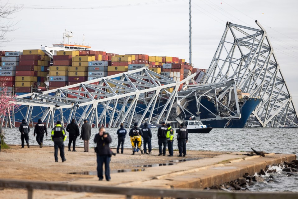 The crash sent the Francis Scott Key Bridge plunging into the water