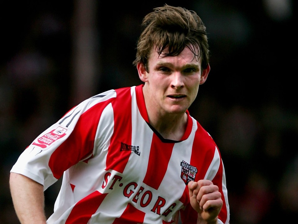 He made his name as a footballer at Brentford