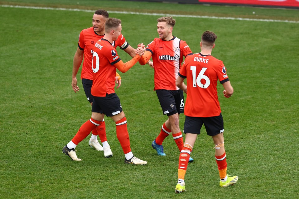Luton have moved out of the relegation zone as a result