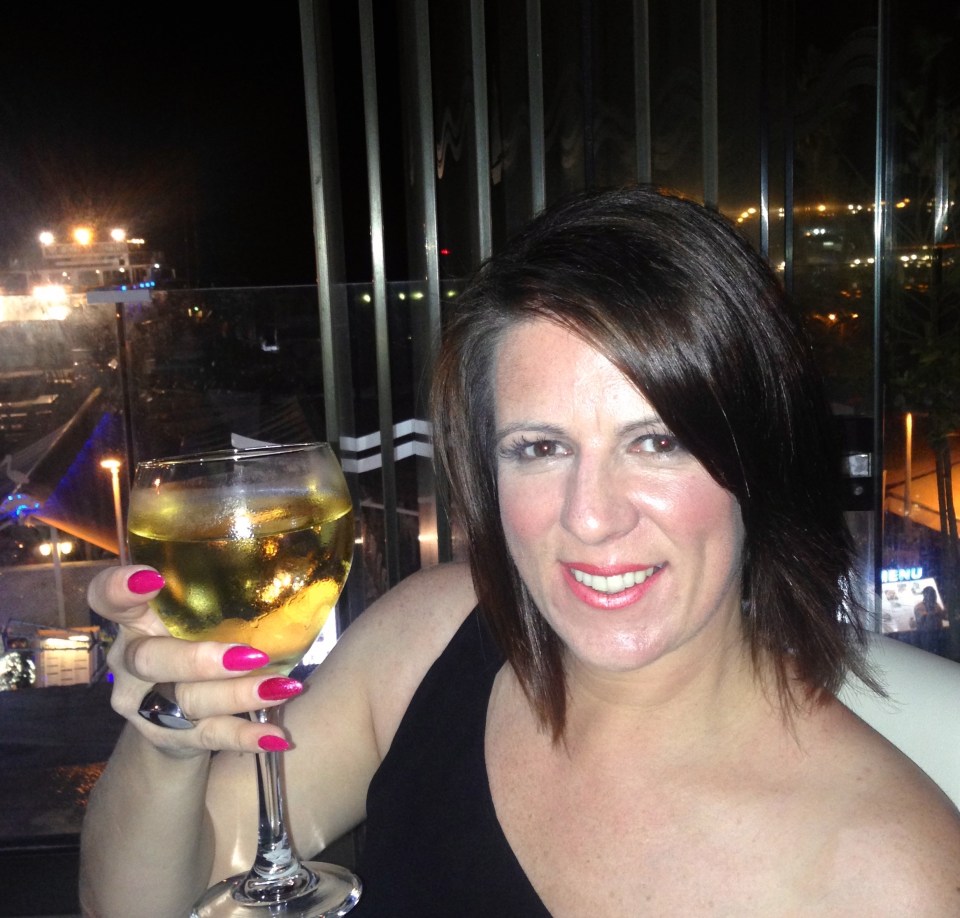 Christine on a night out