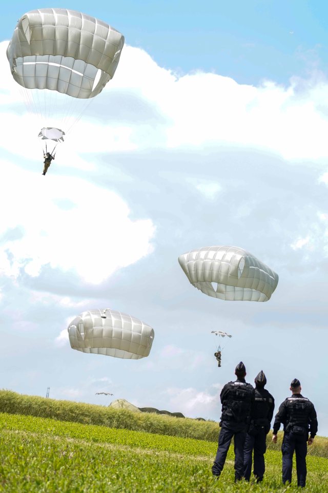 Some 250 soldiers from the British Army's 16 Air Assault Brigade took part