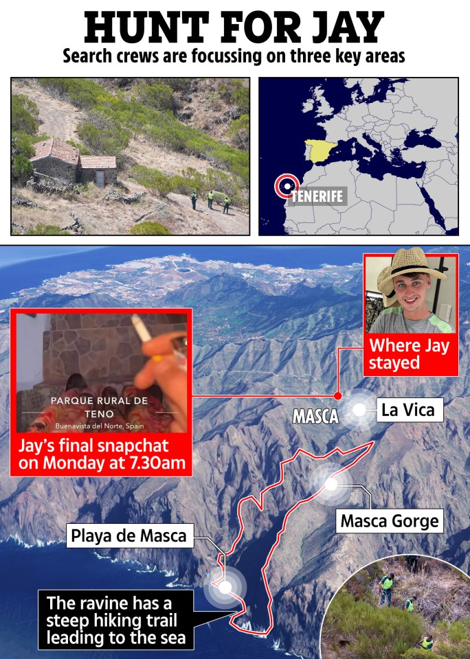 a poster for the hunt for jay showing where jay stayed