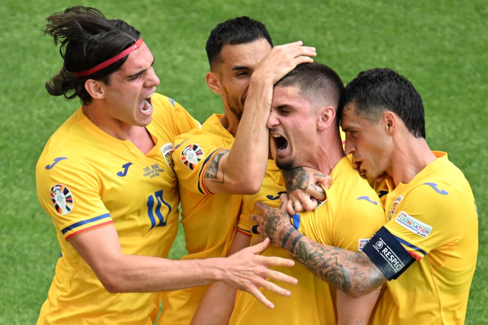 Romania topped the group with the draw
