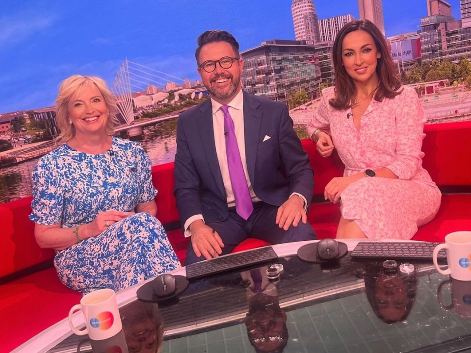 Jon Kay, who is a staple of the red sofa, took to social media to honour his absent BBC colleagues