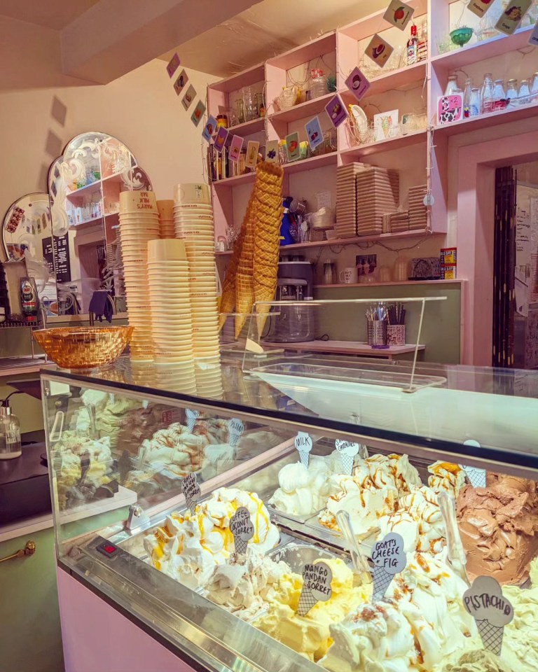 Mary's Milk Bar is open Wednesday to Sunday 11-7:30pm and posts its daily flavours on Instagram