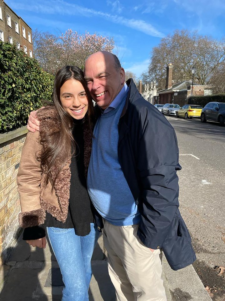 An undated handout picture released by Tancredi group on August 23, 2024 shows UK tech tycoon Mike Lynch (R) and his daughter Hannah Lynch posing in an unknown location. At midday on on August 23, 2024, Italian firefighters divers found the body of the daughter of British tech tycoon Mike Lynch, Hannah Lynch, the last victim of the sinking of the "Bayesian", which went down off the Italian island before dawn on August 19. The bodies of Mike Lynch, a celebrated tech entrepreneur and investor, and four other passengers were found on Augsut 21. (Photo by FAMILY HANDOUT / AFP) / RESTRICTED TO EDITORIAL USE - MANDATORY CREDIT "AFP PHOTO / Family handout " - NO MARKETING NO ADVERTISING CAMPAIGNS - DISTRIBUTED AS A SERVICE TO CLIENTS (Photo by -/FAMILY HANDOUT/AFP via Getty Images)