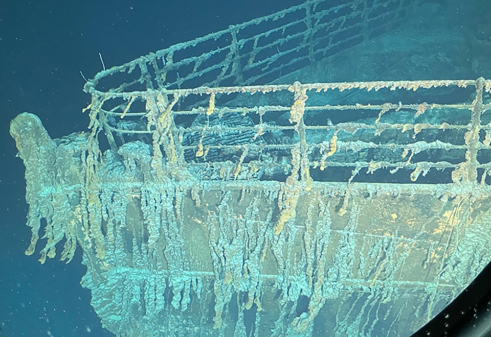 The Titan was headed down to the Titanic wreck when it imploded