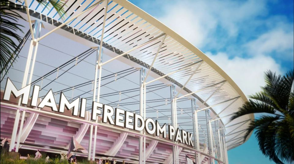 an artist 's impression of the miami freedom park