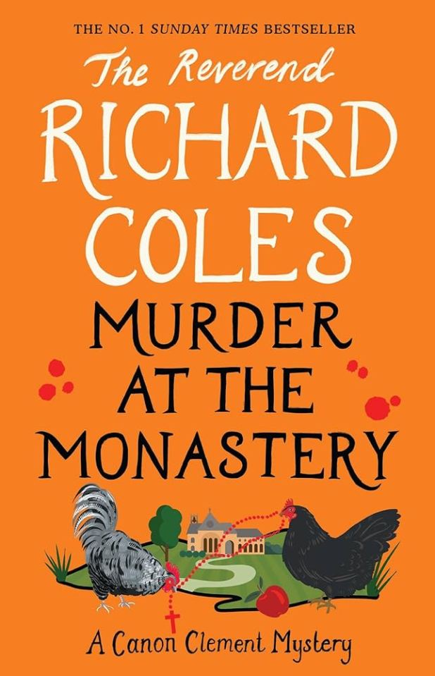 the cover of the book murder at the monastery by richard coles