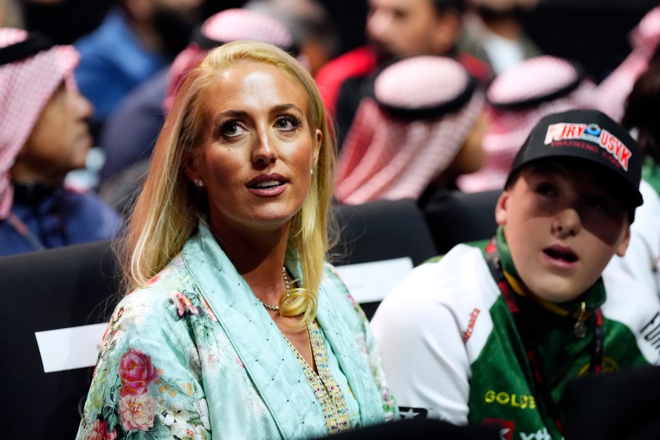 Paris Fury at the Kingdom Arena in Riyadh.