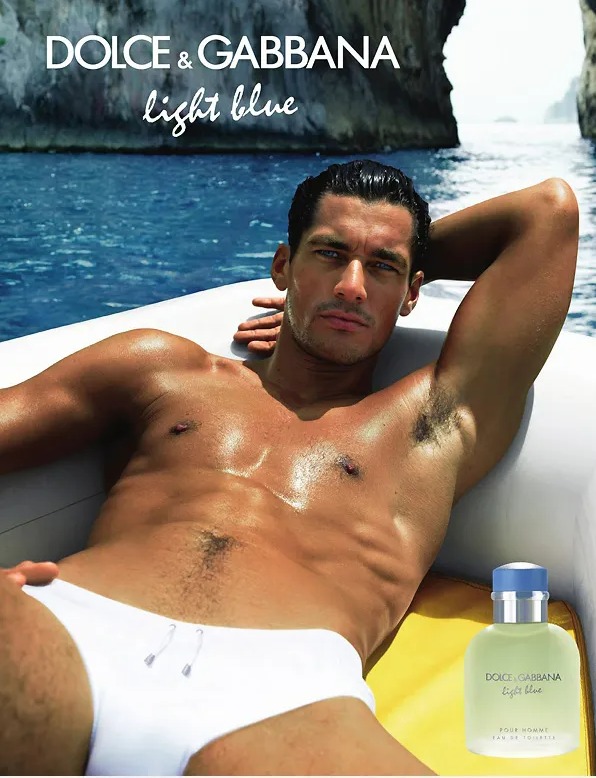 David Gandy in Dolce & Gabbana Light Blue advert.