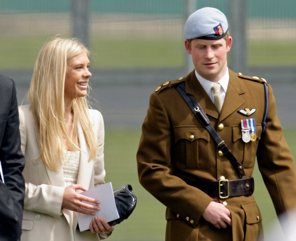 ANDOVER, UNITED KINGDOM - MAY 07: (EMBARGOED FOR PUBLICATION IN UK NEWSPAPERS UNTIL 48 HOURS AFTER CREATE DATE AND TIME) Chelsy Davy and boyfriend HRH Prince Harry attend Harry's Army Air Corps pilots course graduation ceremony at the Museum of Army Flying on May 7, 2010 in Andover, England. (Photo by Indigo/Getty Images)