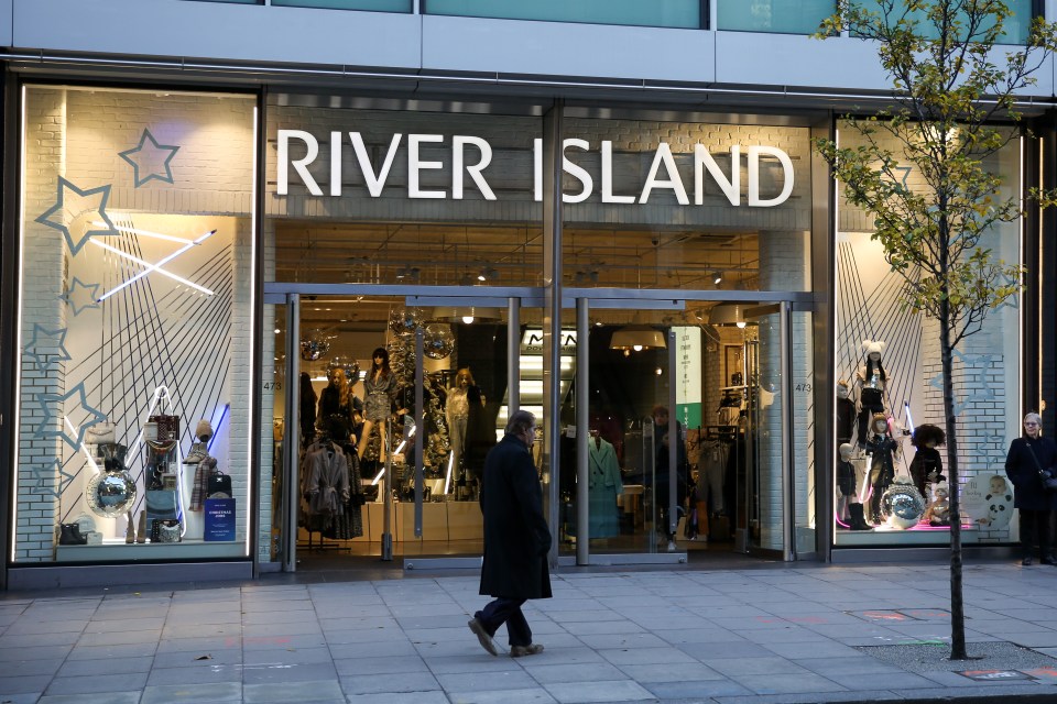 River Island store on Oxford Street.