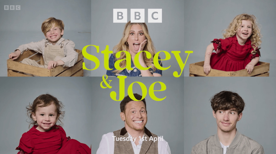 Collage promoting Stacey & Joe's new BBC reality series.