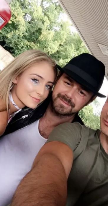 Selfie of Danny Dyer with two other people.