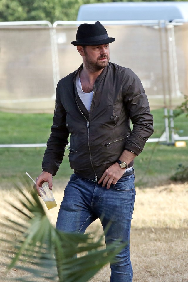 Danny Dyer at V-Festival.