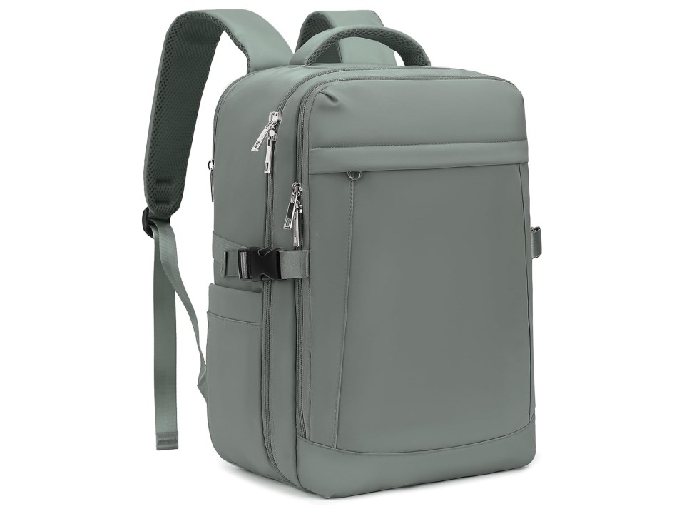 Grey underseat cabin bag.