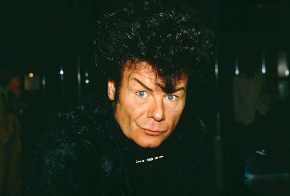 Close-up photograph of Gary Glitter.