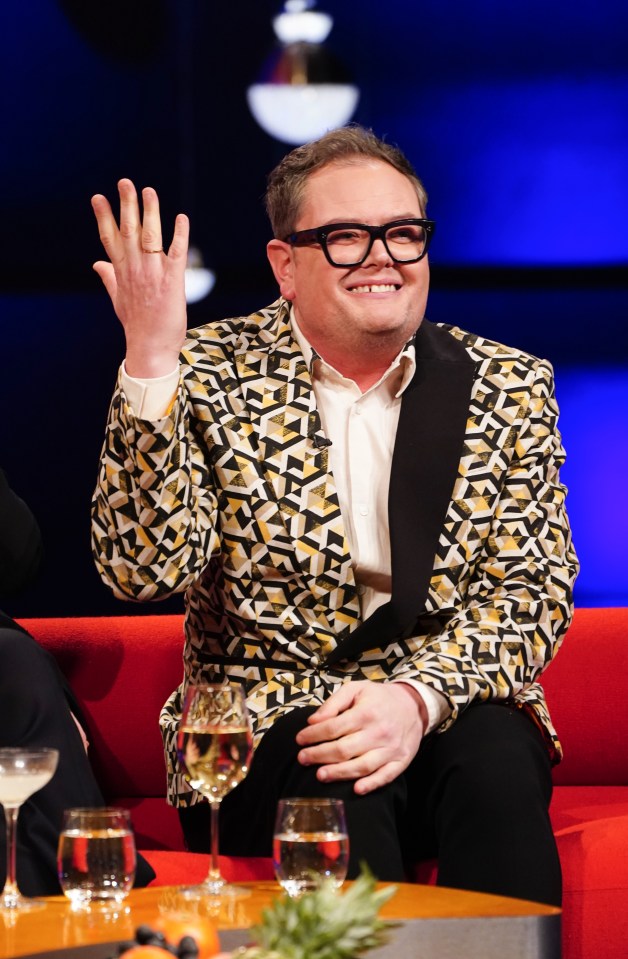 Alan Carr on the Graham Norton Show.