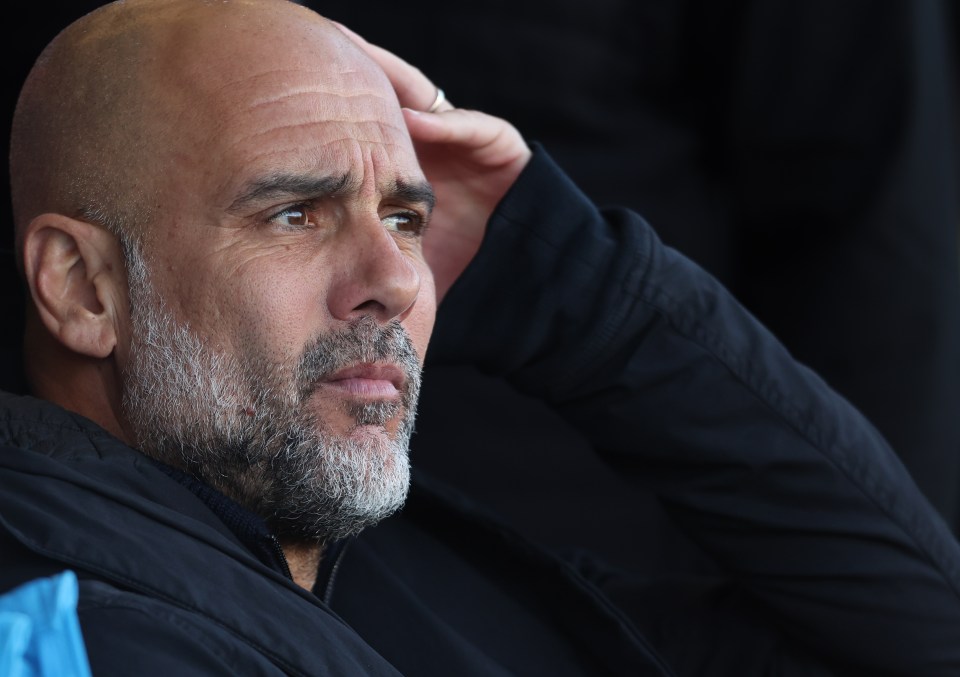 Pep Guardiola, Manchester City manager.
