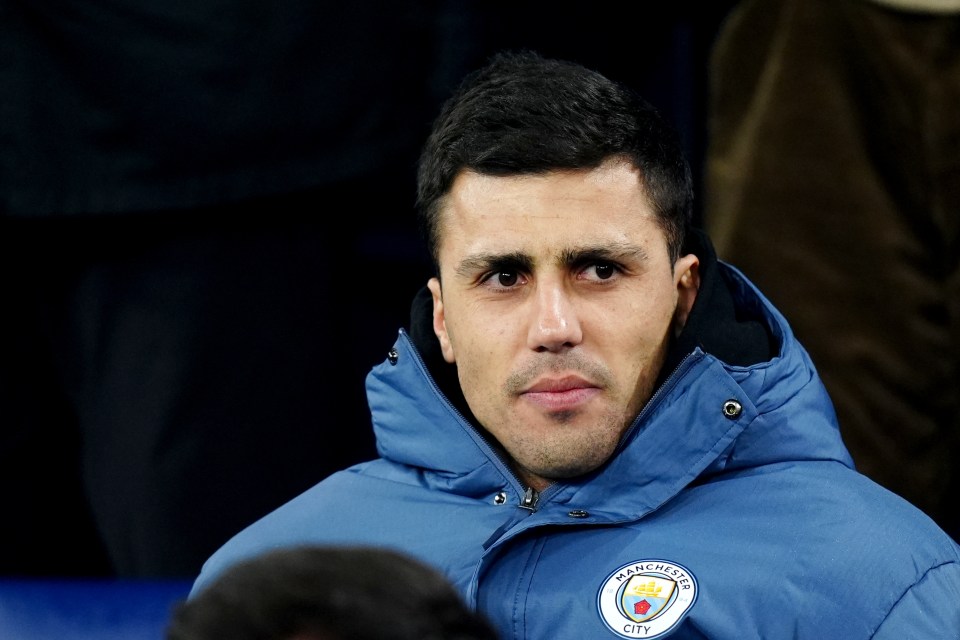 Rodri of Manchester City during a UEFA Champions League match.