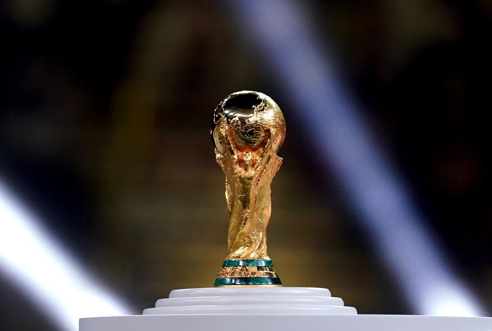 The FIFA World Cup trophy.