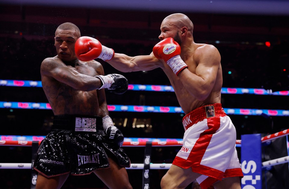 Chris Eubank Jr. boxing Conor Benn.