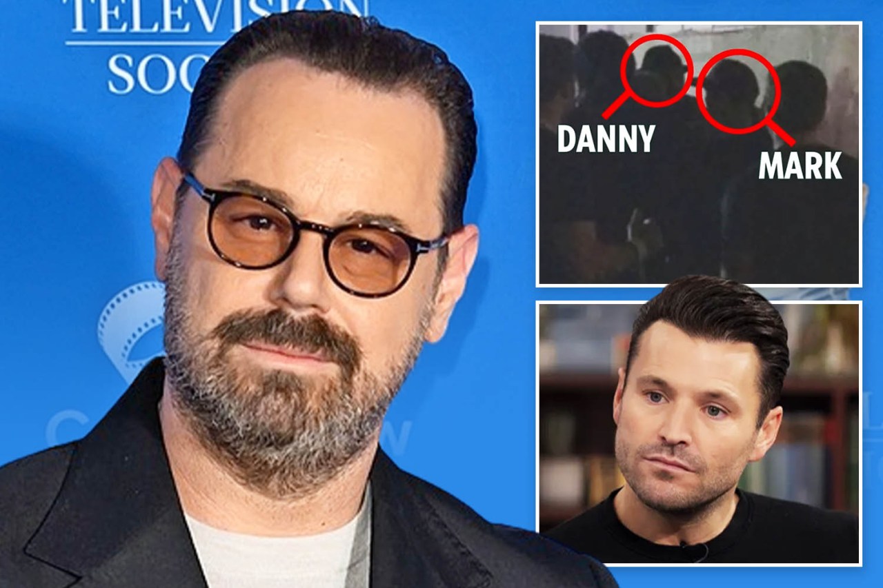 Collage of Danny Dyer and Mark Wright.