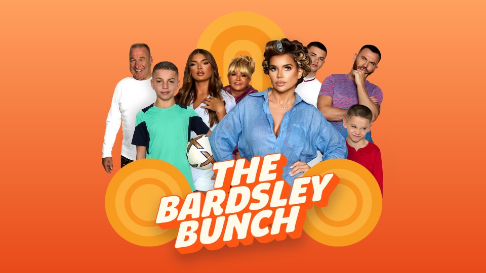Promotional image for The Bardsley Bunch featuring the family.