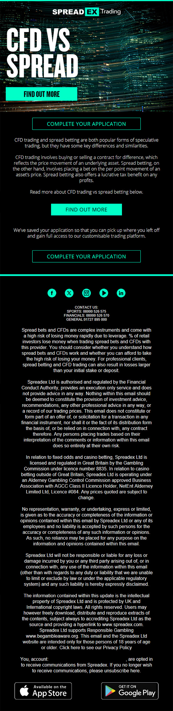 Fins VO CFD Vs Spread Bets