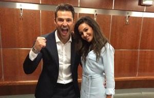 Mark Wright hits back at marriage rumours in new snap with wife Michelle Keegan at Soccer Aid