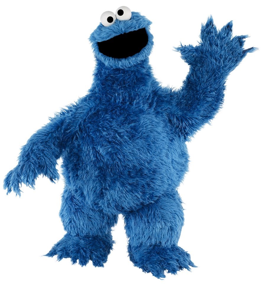  They looked like they belonged to the Cookie Monster
