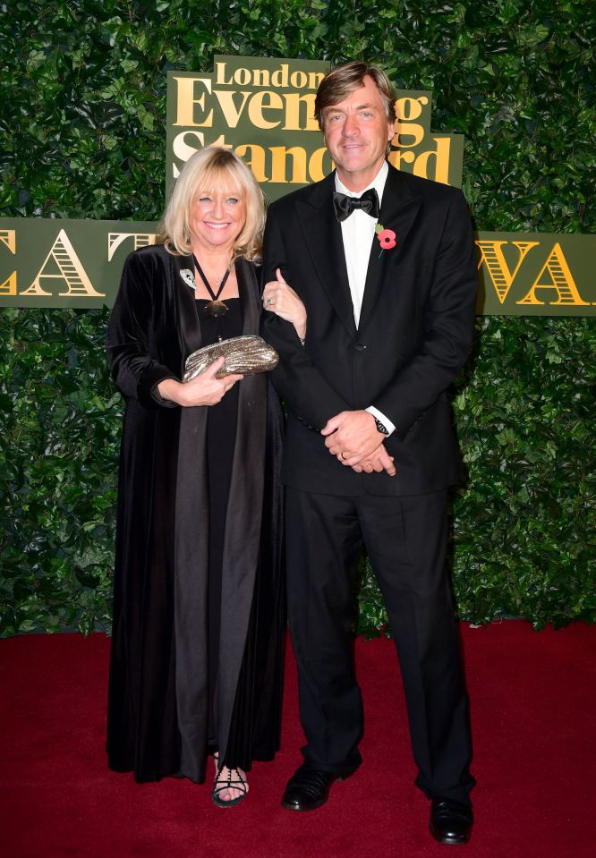 The couple flashed smiles to the camera as they joined a star-studded line-up