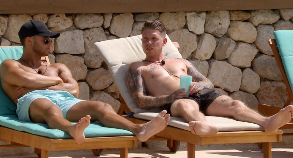 Craig, pictured with Alex Beattie in the Love Island villa, is keen to return to TV