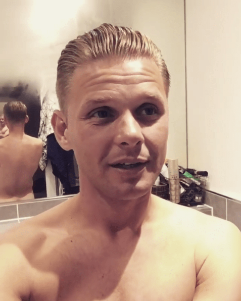  Jeff Brazier stripped completely starkers for a late night Instagram video