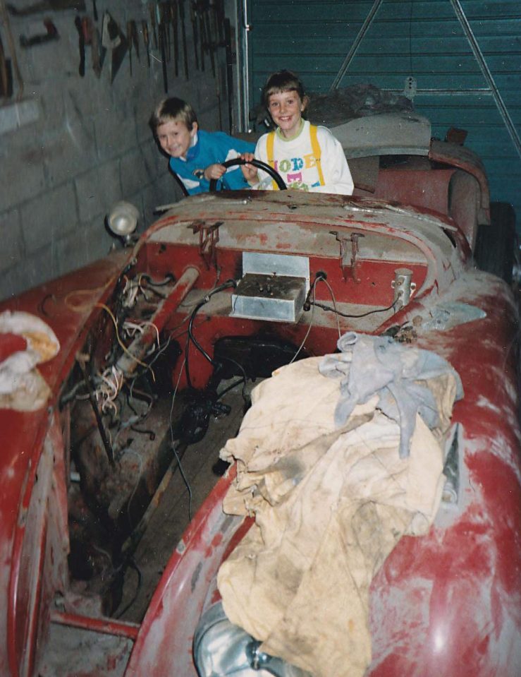  The car was red for many years after a botched paintjob