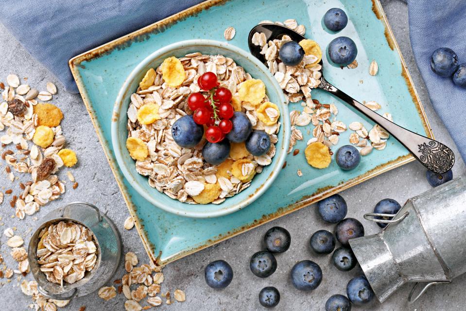 Oats and other fibrous foods can help keep your digestive system clear
