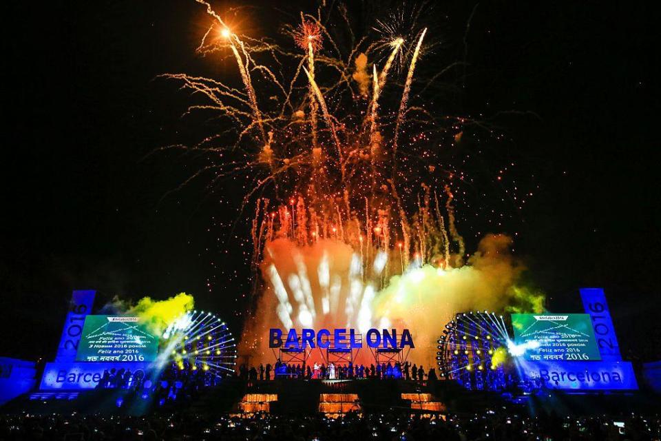 See incredible fireworks, live music, entertainment and more on New Year's Eve in Barcelona