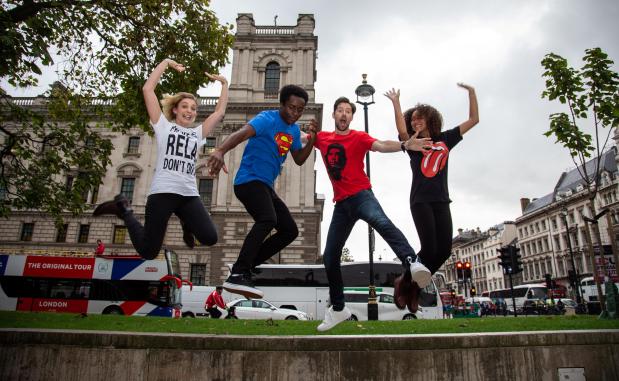 From Frankie Say Relax to the Rolling Stones' famous tongue these models show off the world's greatest ever tees