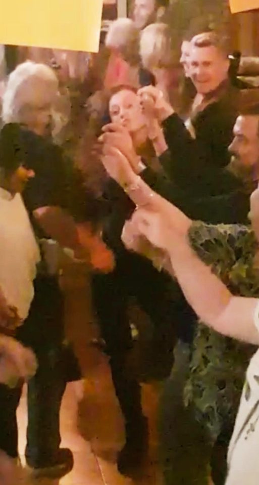  The pair were seen together just moments before Amy's disappearance signing, drinking and dancing together