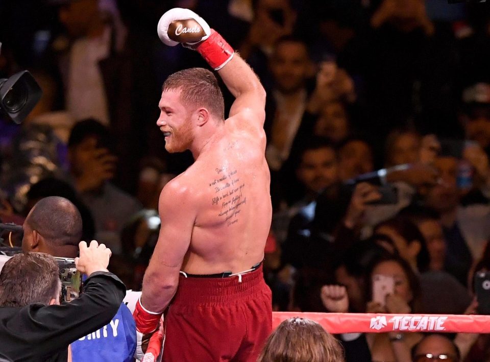  Canelo scored his first KO win in three fights