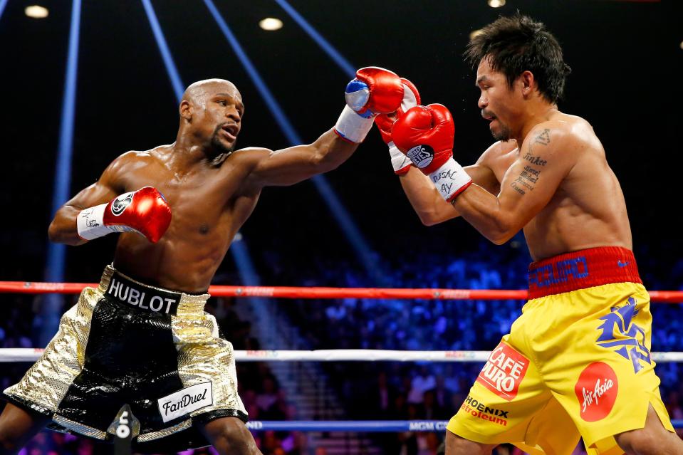  Mayweather and Pacquiao fought in May 2015