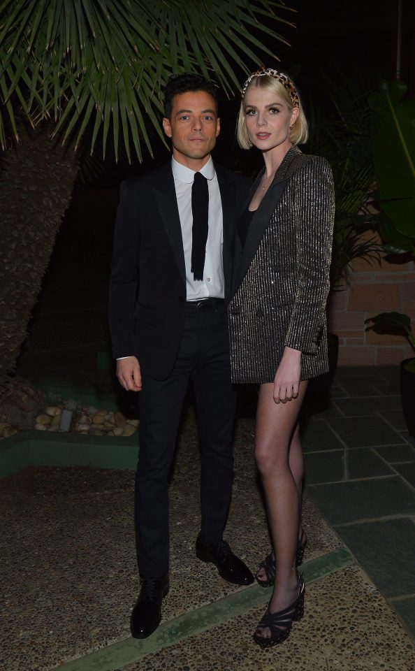 Rami Malek and Lucy Boynton hit the YSL party