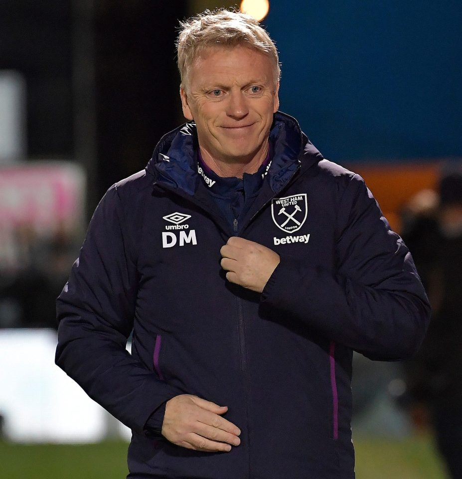  David Moyes has told his players to focus on the present and not the past