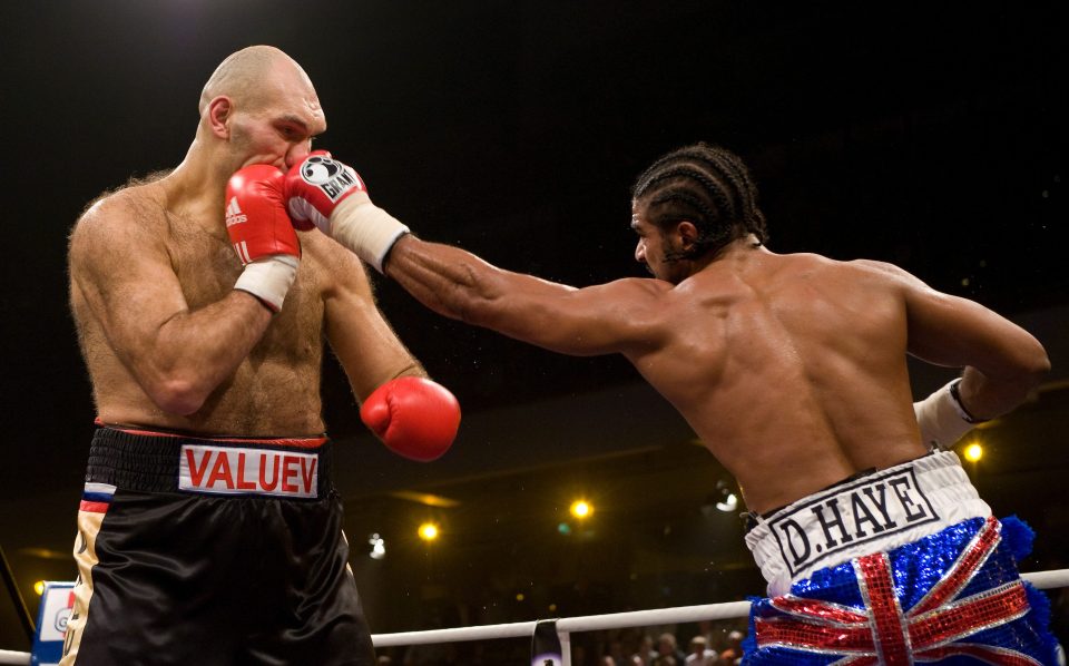  Haye put on a stunning display to defeat heavyweight behemoth Valuev