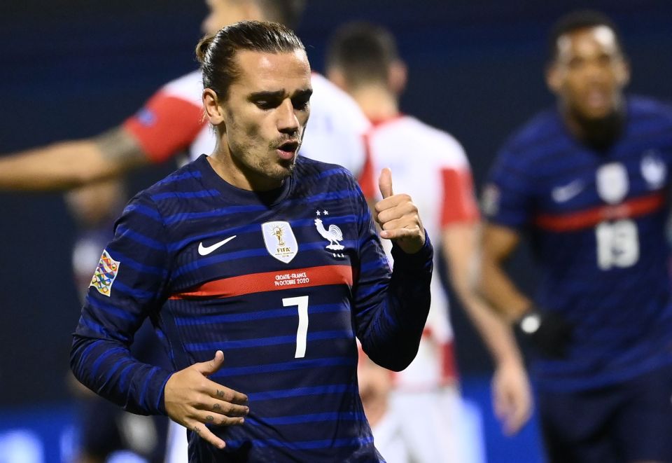 Anotine Griezmann netted for France - but his time at Barcelona is less rosy
