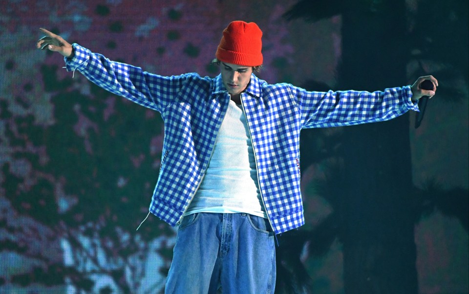 Justin Bieber scooped favourite male artist at the AMAs