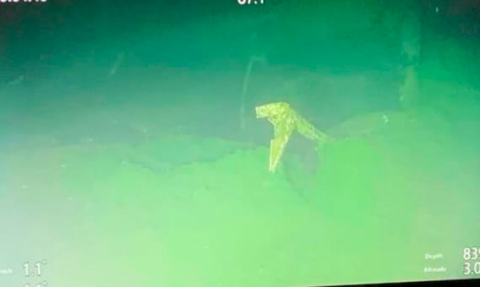 The sub was  broken into three pieces, it was revealed today